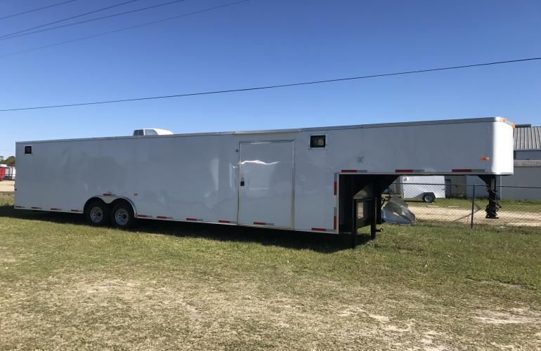 8.5’ X 40’ Tandem Axle Heavy Duty Gooseneck - Enclosed Car Hauler 