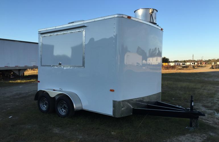 7x10 Concession Trailer with Fire Suppression - Custom Trailer | Triple ...