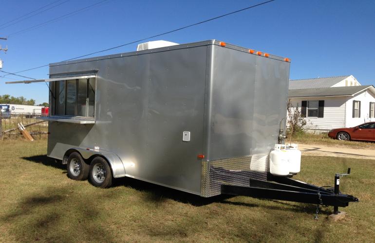 7x16 SLVR FrostTandem Axle - Fully Loaded Concession Trailer02 -Triple ...