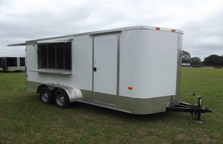 7 x 16 Tandem Axle Concession - Custom Trailers | Triple A ...