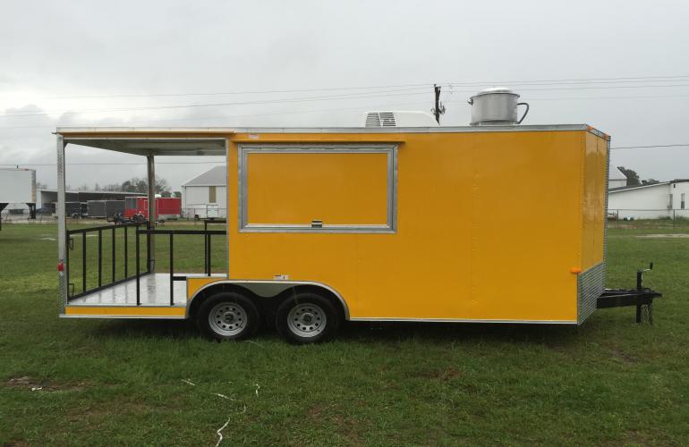 Concession trailers 2025 with porch