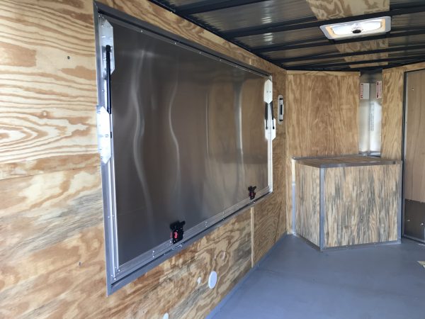 6x12 Tandem Axle - (2) 4'x8' lift up doors - Generator Compartment ...