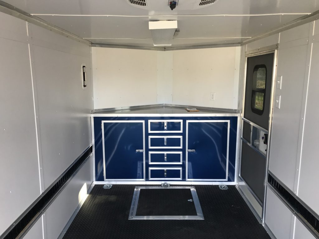 7×14 Tandem Axle Motorcycle Trailer – Finished Interior – Electrical ...