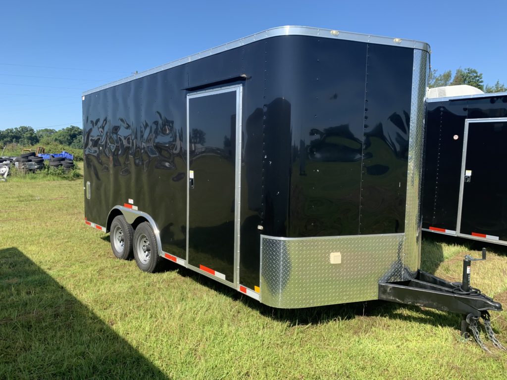 8.5 x 16 Tandem Axle - Aluminum Walls and Ceiling - Diamond Tread ...